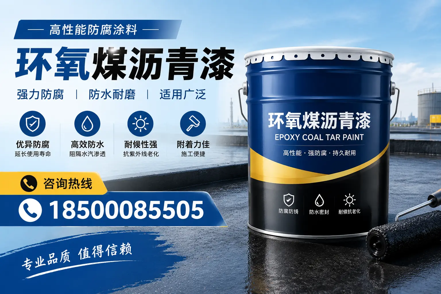 环氧煤沥青漆的主要成分与功能,贵阳用户深度了解